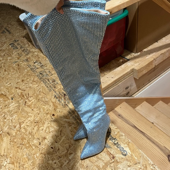 Over the knee rhinestone boots! - Picture 3 of 3